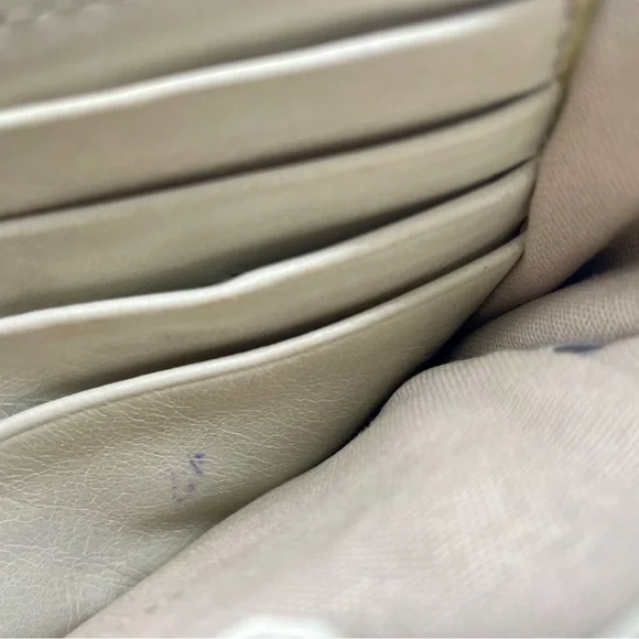 VINTAGE HALSTON Heritage Crossbody Bag Beige Snake Embossed Leather Hand… - Picture 7 of 16